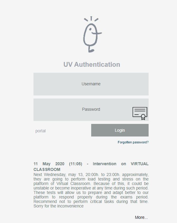 acceso correo UV Universidad de Valencia 2021